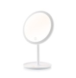 Eta eta135490000 espejo cosmético led 2 en 1, diámetro 200 mm, carga usb c, blanco