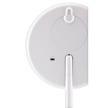 Eta eta135490000 espejo cosmético led 2 en 1, diámetro 200 mm, carga usb c, blanco