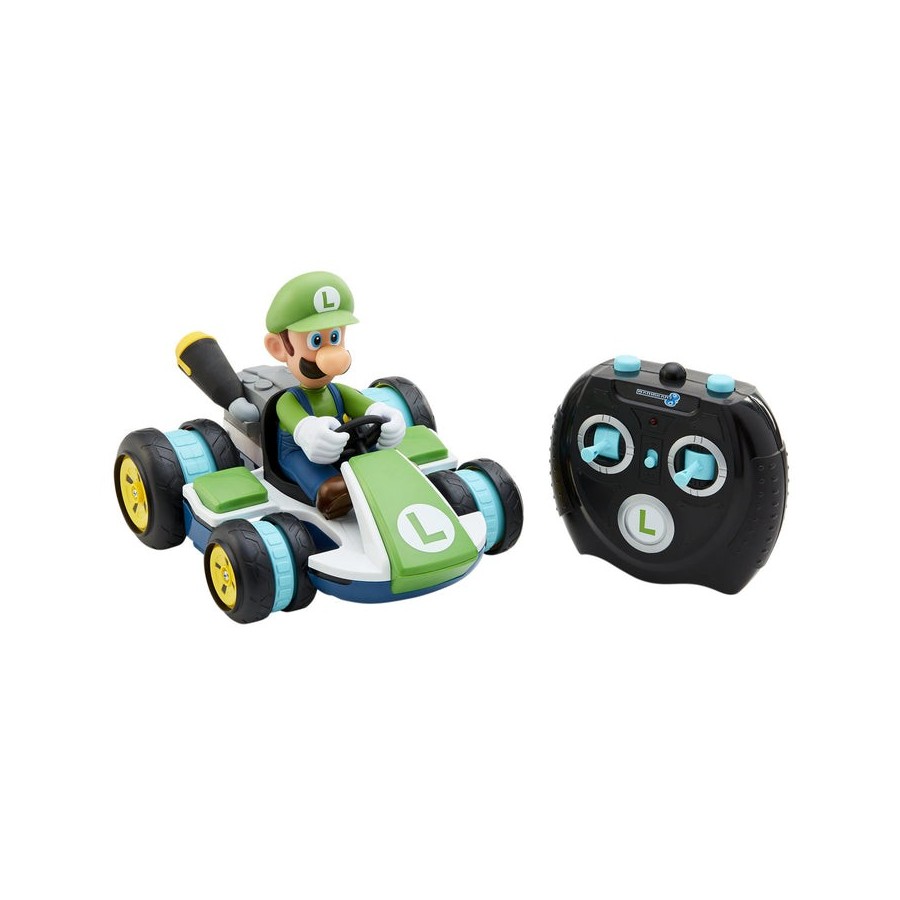 Coche mini rc racer luigi mario kart nintendo radio control