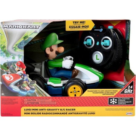 Coche mini rc racer luigi mario kart nintendo radio control
