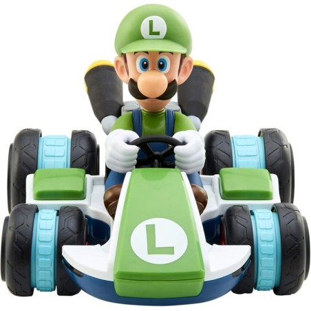 Coche mini rc racer luigi mario kart nintendo radio control