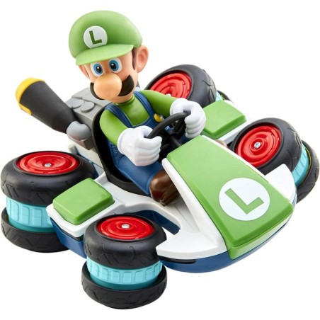Coche mini rc racer luigi mario kart nintendo radio control
