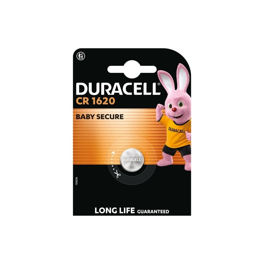Duracell pila boton litio cr1620 3v blister*1