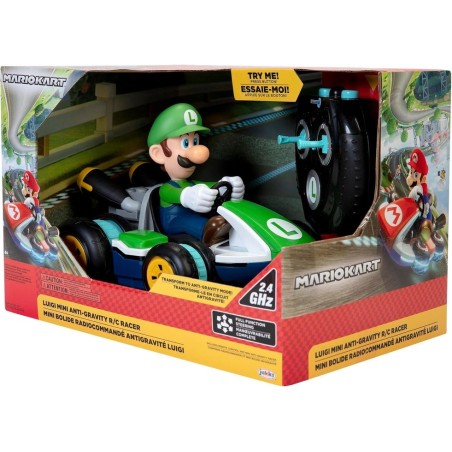 Coche mini rc racer luigi mario kart nintendo radio control