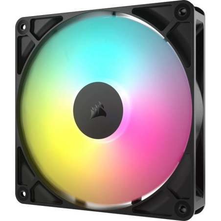 Ventilador corsair rs140 argb  paquete de 2 co-9050183-ww negro