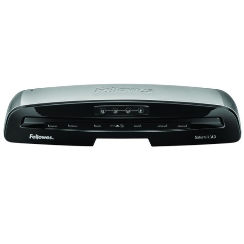 Plastificadora fellowes saturn 3i a3 hasta a3 y 125 micras gris y negra