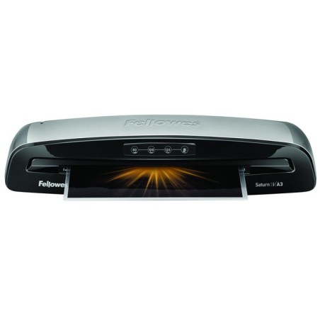 Plastificadora fellowes saturn 3i a3 hasta a3 y 125 micras gris y negra