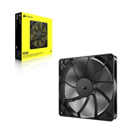 Ventilador  pc corsair rs140 pwm  negro co-9050190-ww
