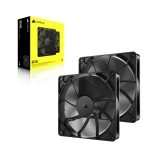 Ventilador pc corsair rs140 pwm , paquete de 2 co-9050191-ww negro