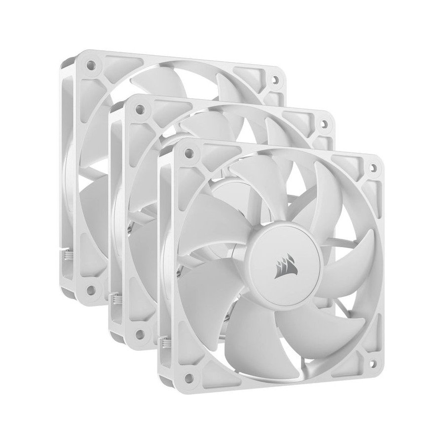 Ventilador  pc corsair rs120 pwm, , paquete de 3 co-9050193-ww blanco