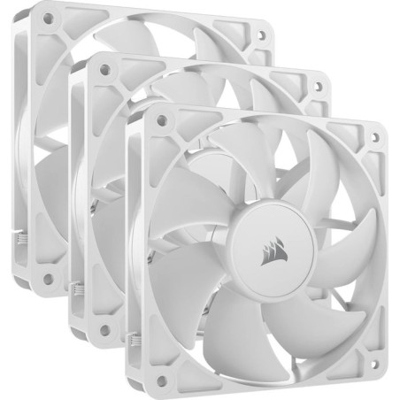 Ventilador  pc corsair rs120 pwm, , paquete de 3 co-9050193-ww blanco