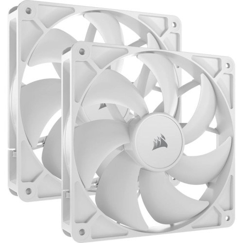 Ventilador pc  corsair rs140 pwm blanco, paquete de 2 co-9050195-ww