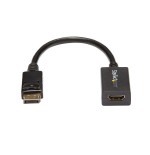 Startech adaptador displayport a hdmi m/h 1920x1200 pasivo dp2dvi2