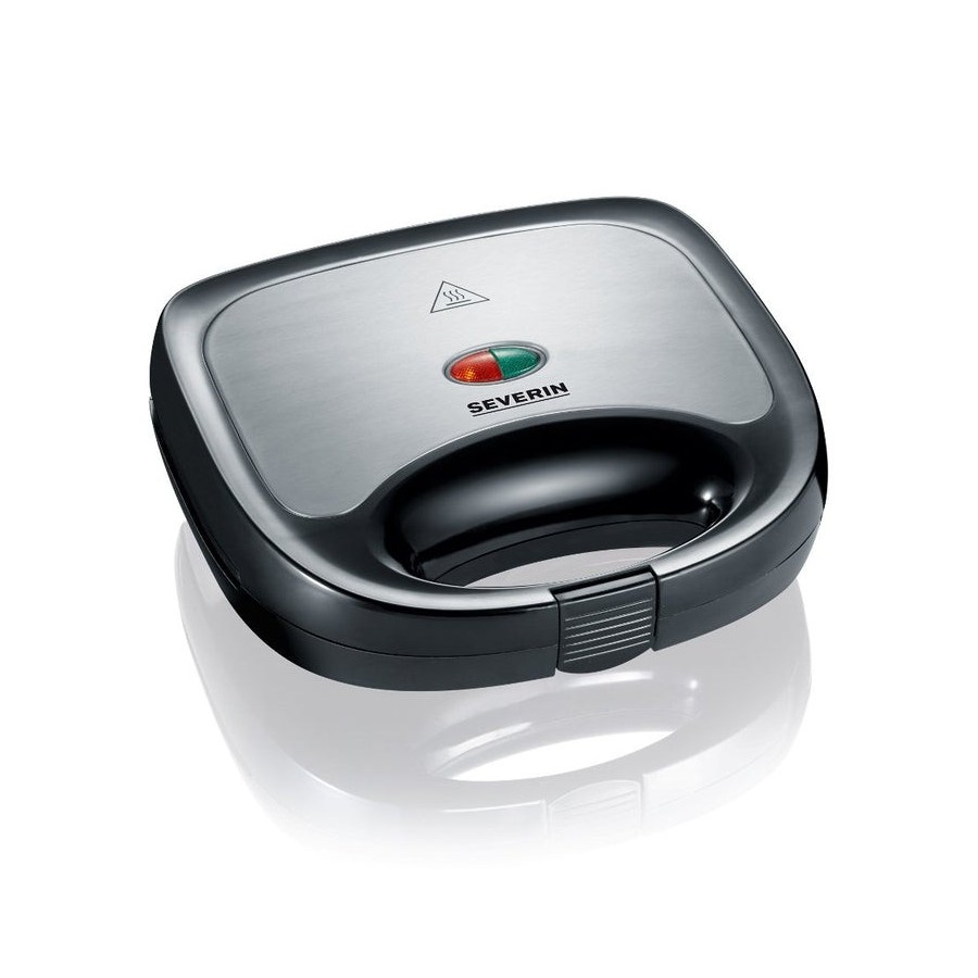 Severin sa 2969 sandwichera 600 w negro, acero inoxidable