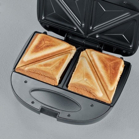 Severin sa 2969 sandwichera 600 w negro, acero inoxidable