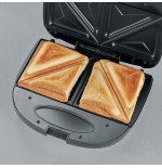 Severin sa 2969 sandwichera 600 w negro, acero inoxidable