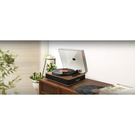 Sistema estéreo tocadiscos muse mt-107 bto, negro marrón