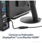 Startech adaptador displayport a hdmi m/h 1920x1200 pasivo dp2dvi2