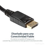 Startech adaptador displayport a hdmi m/h 1920x1200 pasivo dp2dvi2