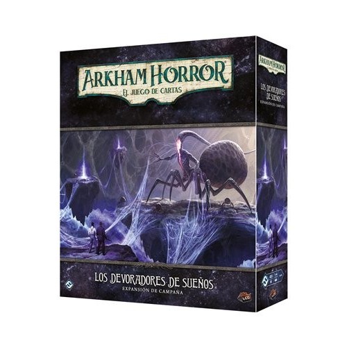 Juego de mesa arkham horror lcg los devoradores de sueños expansion campaña edad recomendada 14 años
