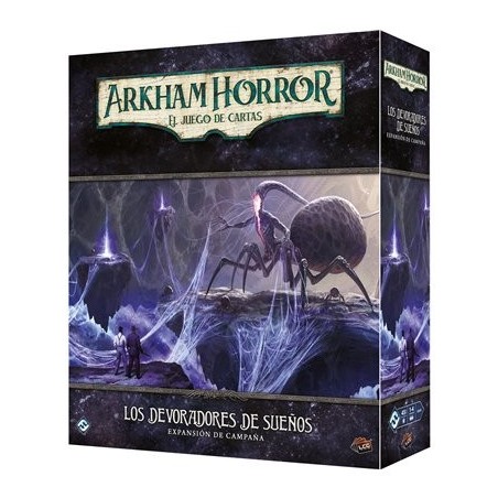 Juego de mesa arkham horror lcg los devoradores de sueños expansion campaña edad recomendada 14 años