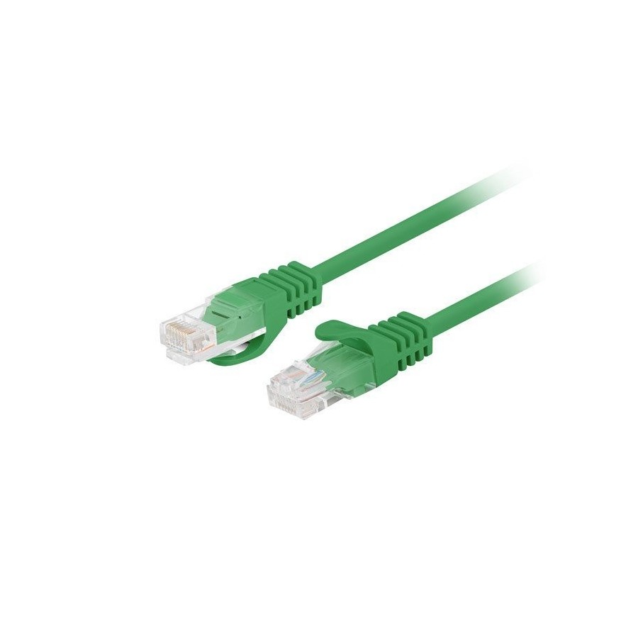 Lanberg cable de red cat.5e utp 2m verde 10-pack