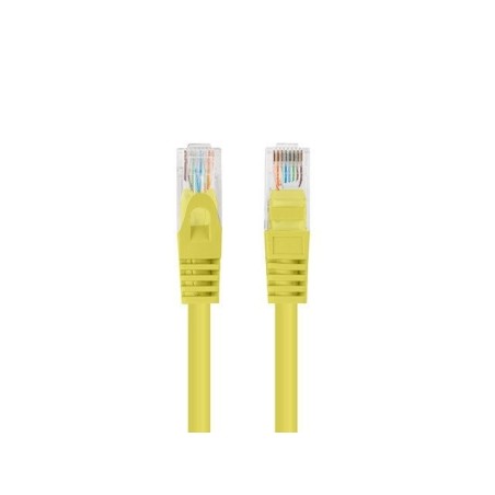 Lanberg cable de red cat.5e utp 2m amarillo 10-pack