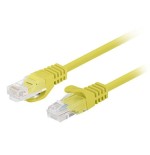 Lanberg cable de red cat.6 utp 0.25m amarillo 10-pack