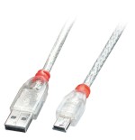 Cable  lindy usb 2.0 typ a mini-b m m 0.5m