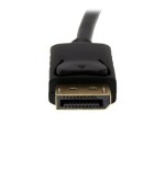 Startech cable displayport a vga 1.80m  convertidor activo 1080p negro dp2vgamm6b