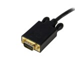 Startech cable displayport a vga 1.80m  convertidor activo 1080p negro dp2vgamm6b