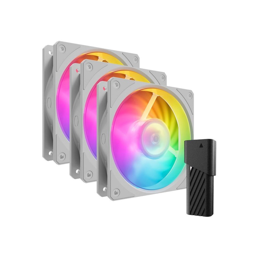 Ventilador pc cooler master mobius 120p argb 120x120x25,  mfz-m2dw-243p2-r1