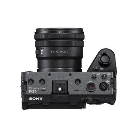 Videocámara sony alpha fx30 cinema line sin objetivo ilme-fx30b negra