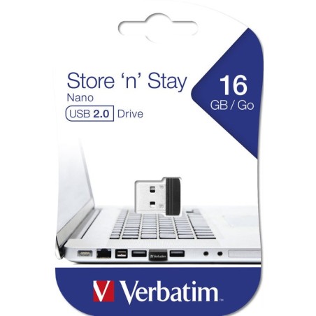 Pendrive verbatim 2.0 16gb nano store usb 2.0 + micro-usb