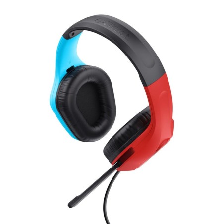 Auriculares gaming con micrófono trust gaming gxt 416s zirox jack 3.5 azules y rojos