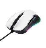 Raton gaming gxt922 ybar blanco/negro rgb trust hasta 7200ppp/ iluminación led rgb/ 6 botones programables