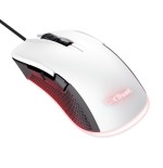 Raton gaming gxt922 ybar blanco/negro rgb trust hasta 7200ppp/ iluminación led rgb/ 6 botones programables