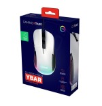 Raton gaming gxt922 ybar blanco/negro rgb trust hasta 7200ppp/ iluminación led rgb/ 6 botones programables