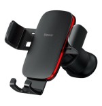 Soporte baseus para coche rejilla metal age gravity air 2 negro y rojo