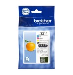 Tinta original brother lc-3211val multipack cian magenta amarillo negro