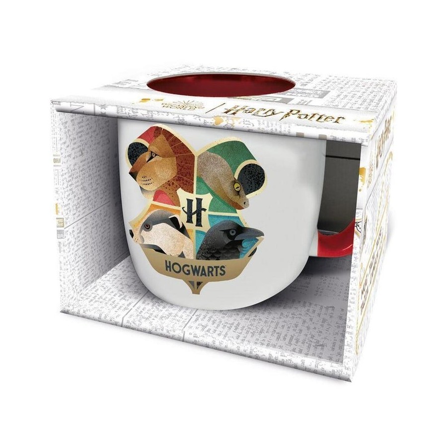 Taza cerámica elite 380ml harry potter golden magic en caja regalo