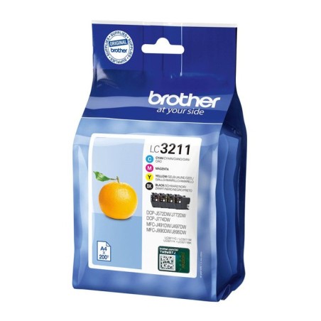 Tinta original brother lc-3211val multipack cian magenta amarillo negro