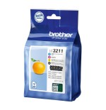 Tinta original brother lc-3211val multipack cian magenta amarillo negro