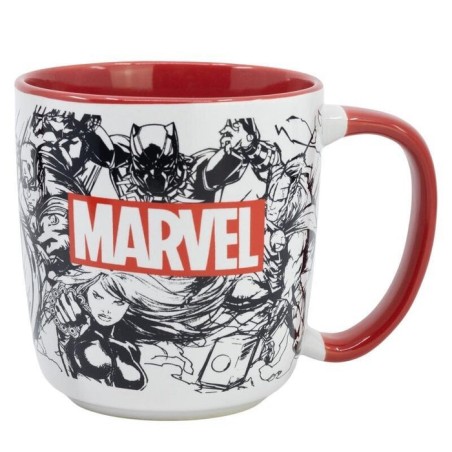 Taza cerámica élite 380ml patron marvel (en caja regalo)