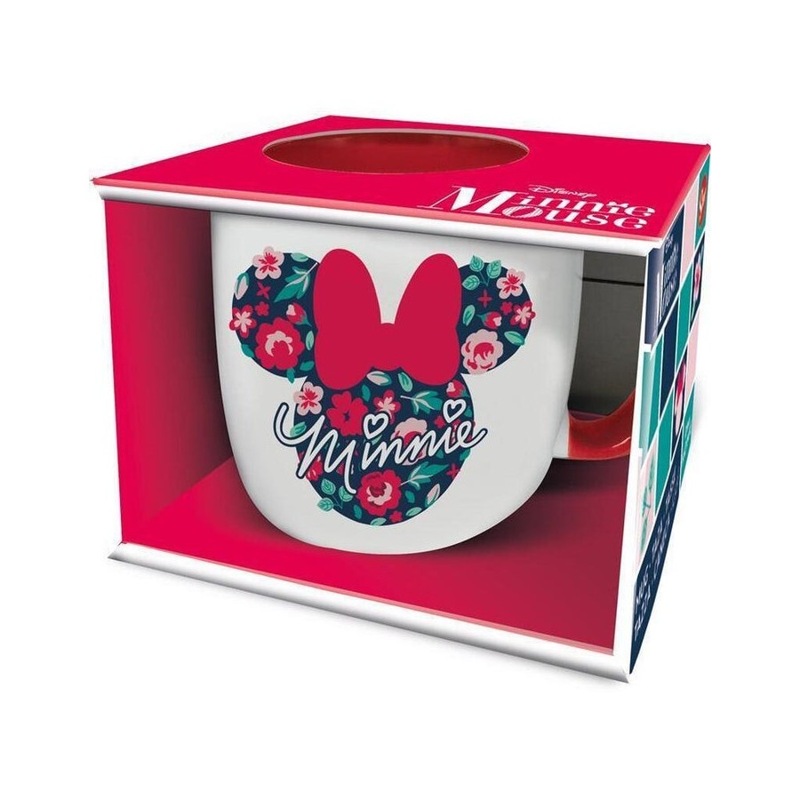 Taza cerámica elite minnie 380ml en caja regalo