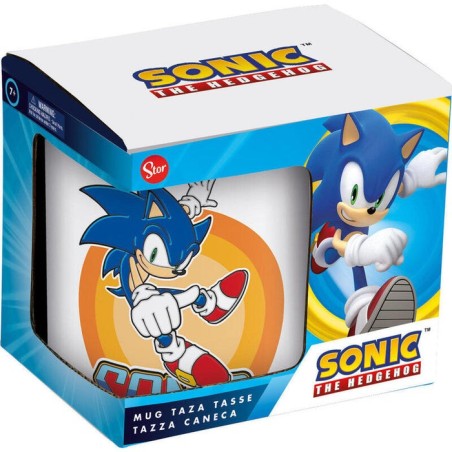 Taza cerámica sonic 325ml (en caja regalo)