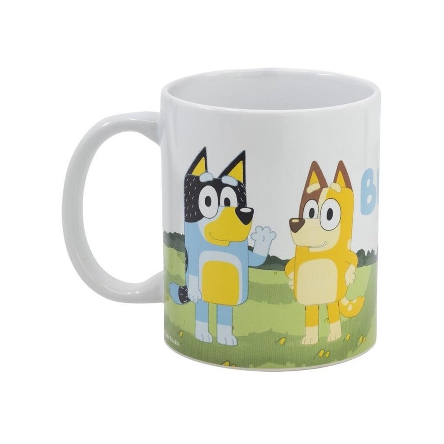 Taza ceramica 325ml bluey walk (caja regalo)
