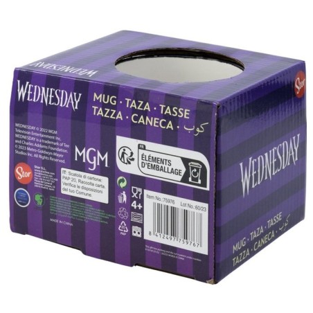Taza ceram.globe 380ml caja r.wednesday