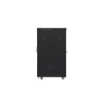 Lanberg ff01-8022-23bl free-standing rack 19" self-assembly flat pack 22u 800x1000mm negro mesh door lcd