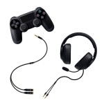 Nanocable cable adaptador audio jack 3.5mm macho 4 pines a 2x jack 3.5mm hembra 3 pines 0.30m - negro